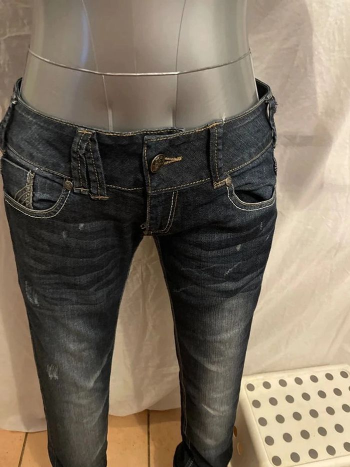 jeans droit Lefties bleu taille M - photo numéro 2