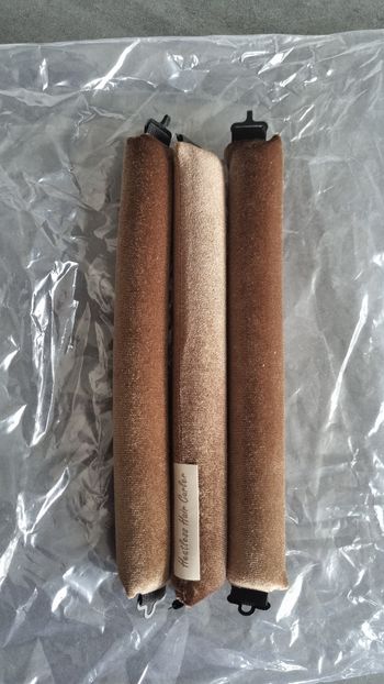 Lot de 3 Bigoudis Sans Chaleur Velours  NEUF