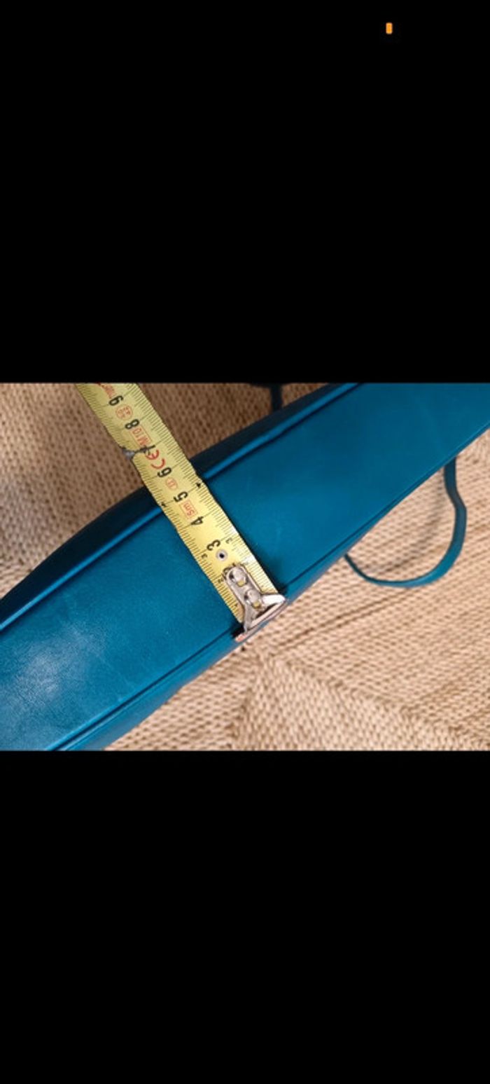 Le tanneur | Sac à main rare bleu canard - photo numéro 15