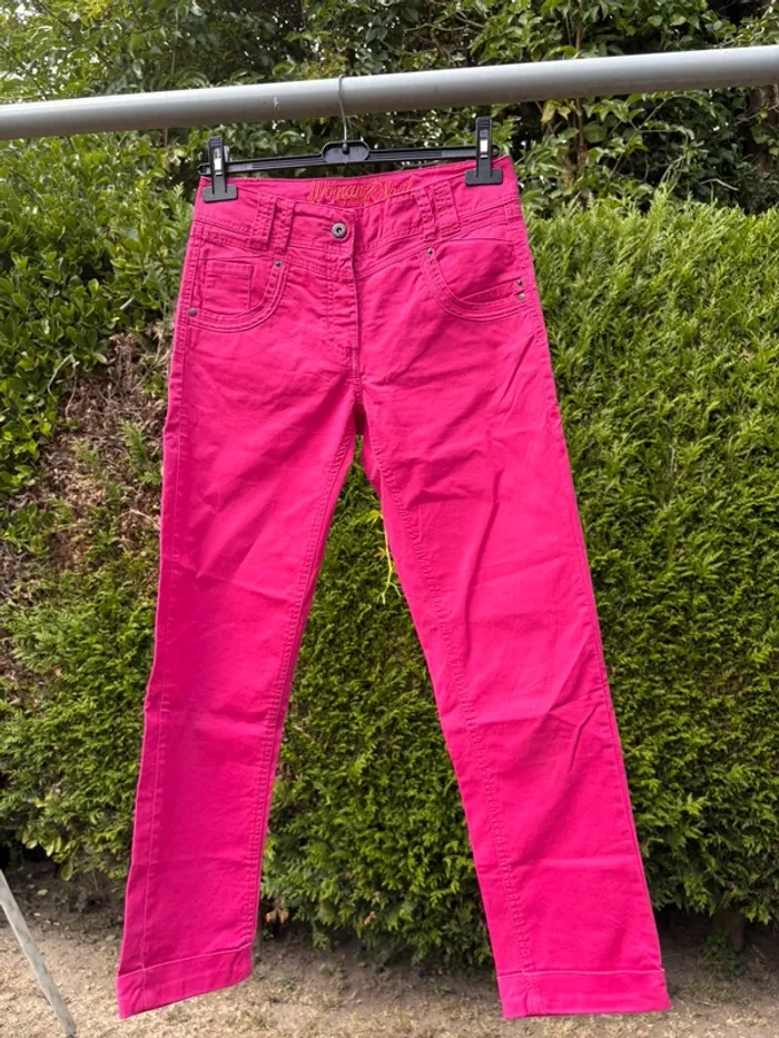 Pantalon ajusté rose fuchsia – Marque JBC