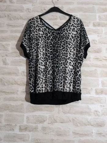 T-shirt motif panthère – Taille L