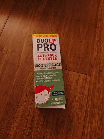 Lotion anti poux et lentes pour bébés de plus de 6 mois 