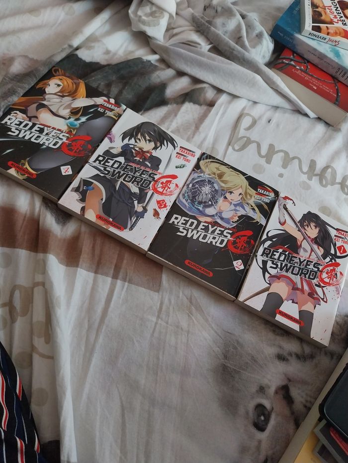 Mangas Red Eyes Sword Zero tomes 1 à 4 Akame ga kill Kurokawa - photo numéro 3