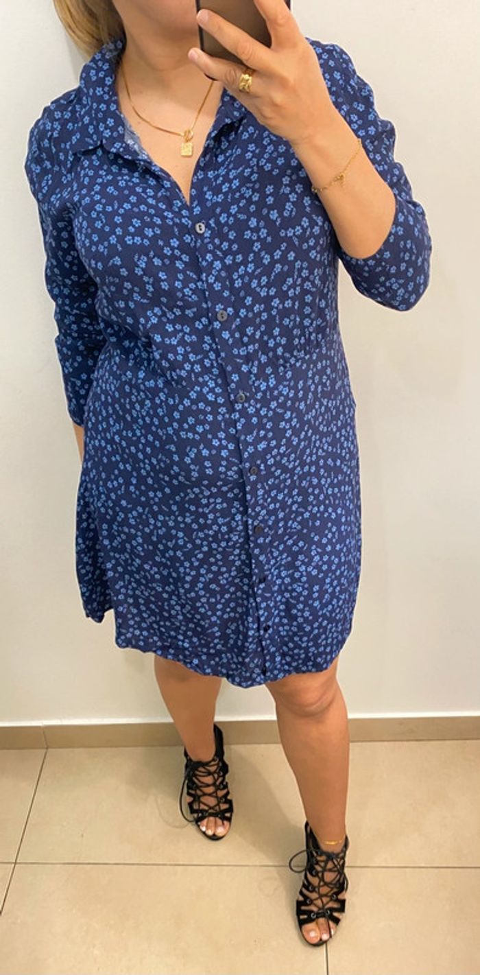 Robe Ou Chemise Droite Fleurie Taille 40 - photo numéro 2