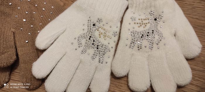 Deux paires gants fille 4/7 ans - photo numéro 2
