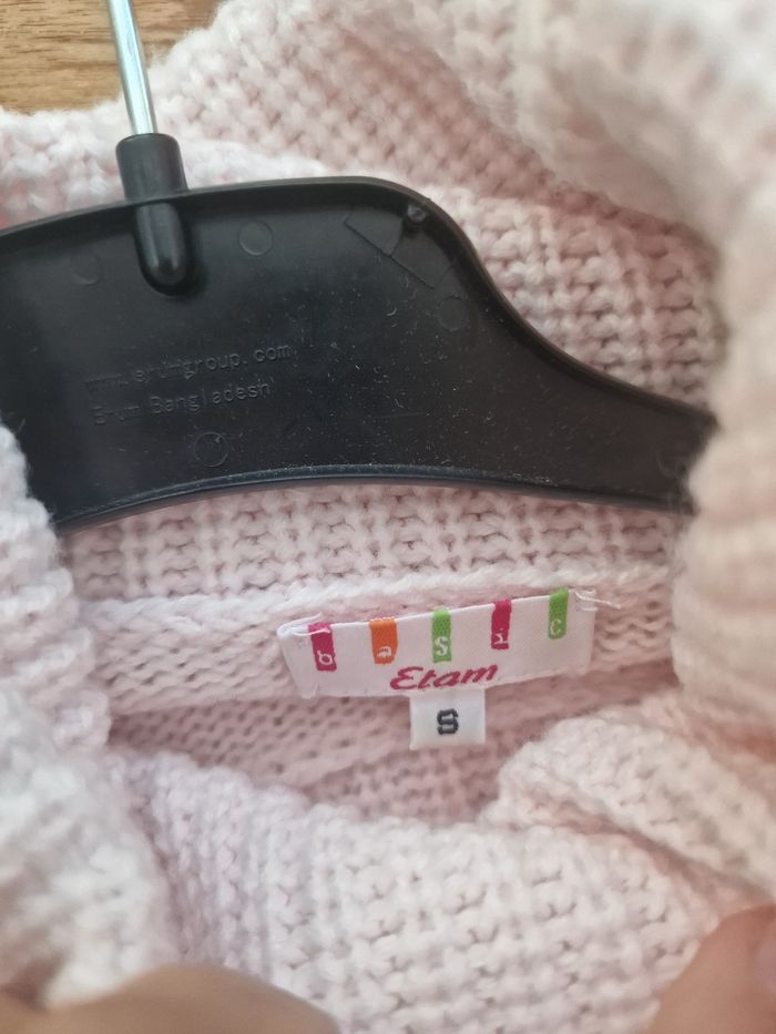 Pull chaud etam rose taille 36 - photo numéro 3