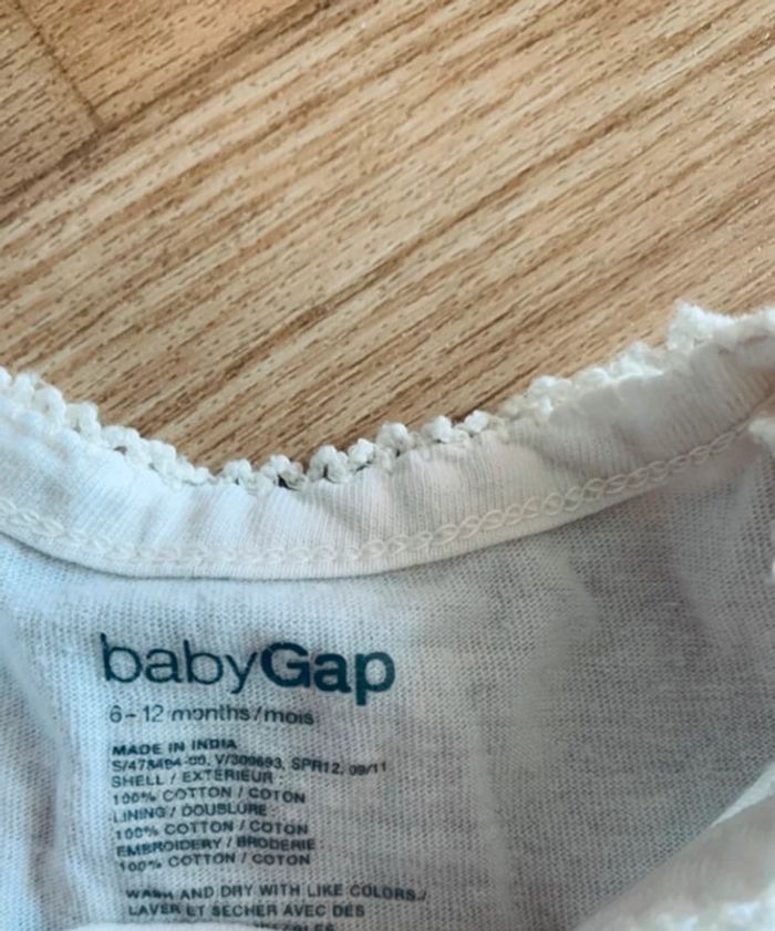 Robe baby Gap 100% coton 6-12mois bohème - photo numéro 2