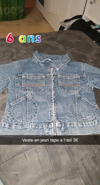 Veste en jeans fille