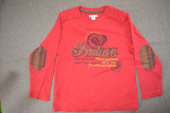 Tee shirt manches longues orchestra indien 5 ans