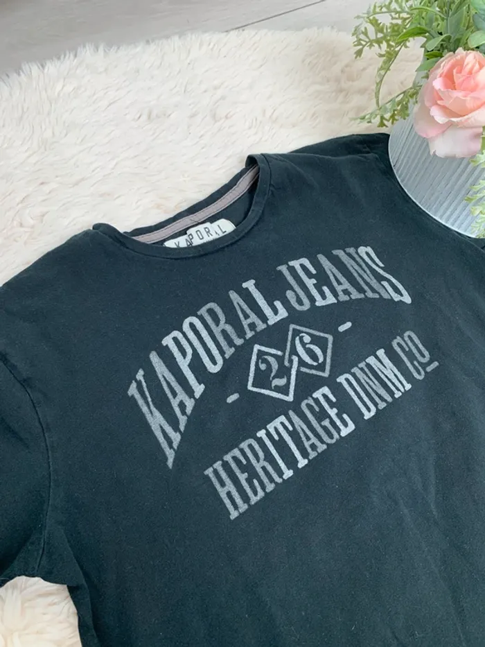 T shirt noir kaporal - photo numéro 2