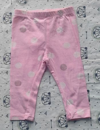 Legging à pois taille 6 mois