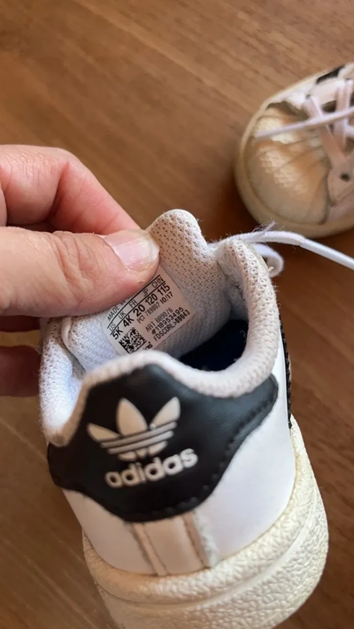 Basket superstar adidas t20 - photo numéro 5