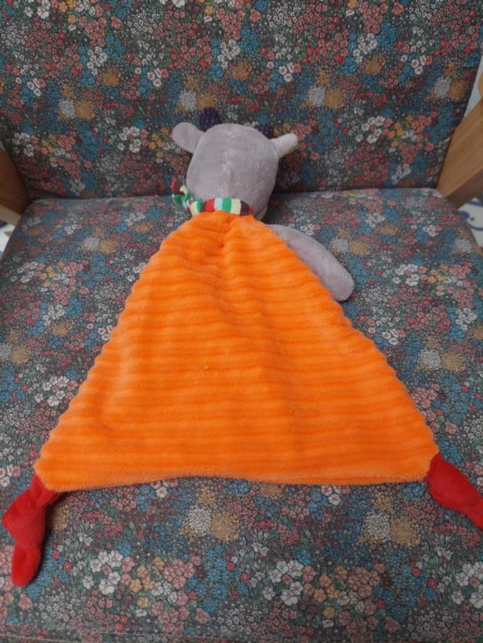 #12 Logitoys ouatoo - doudou orange vache ou girafe - photo numéro 4