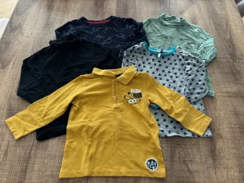 Lot t-shirt manches longues