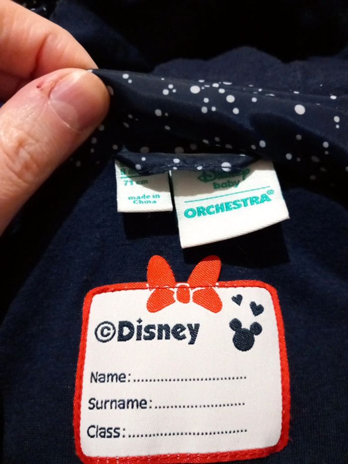 Veste orchestra taille 9mois 71cm disney minnie - photo numéro 2