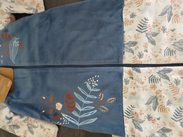 turbulette gigoteuse garcon en velours petit beguin 6/18mois 68/86cm - photo numéro 7