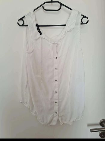 Chemisier zara blanc taille 38 40