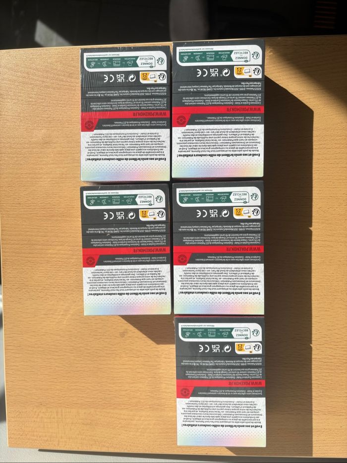 Lot 5 Bundles Pokémon Évolution Prismatique - photo numéro 2