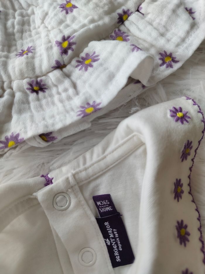 Ensemble complet 5 pièces sergent major fille 3 mois 🎀 - photo numéro 7