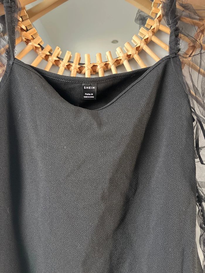 Robe de soirée été noire Shein petite M neuf - photo numéro 3