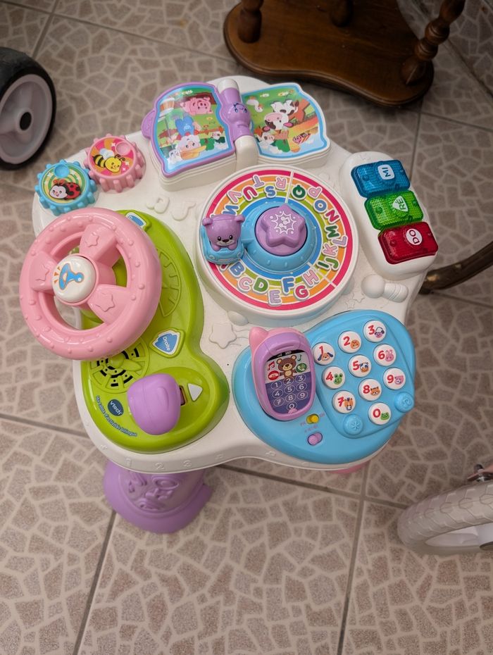 Table d'activités bébé