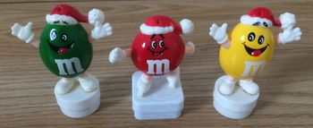3 figurines M&M's - Vintage années 1990