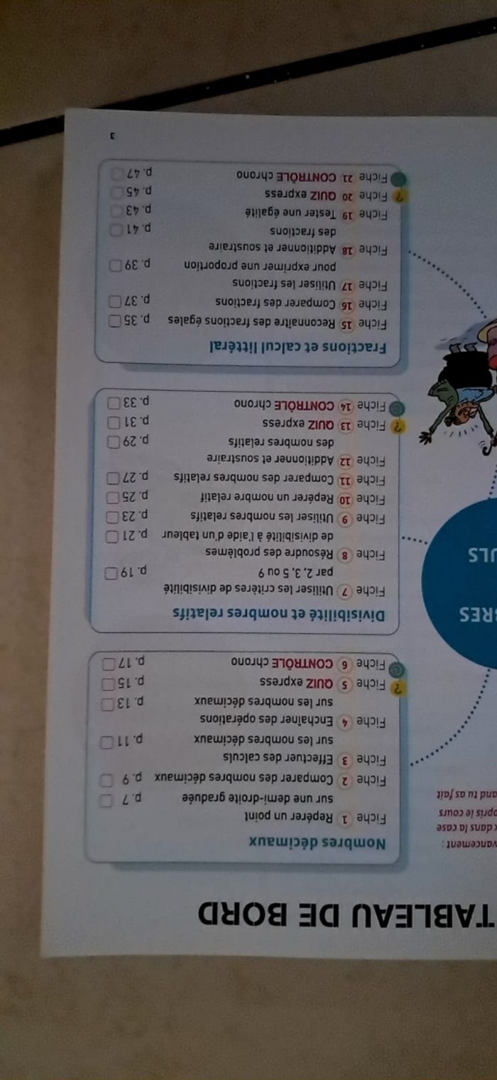 Mon année en fiches Maths 5eme - photo numéro 4