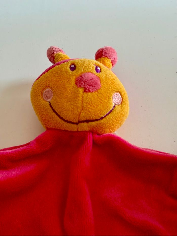 Doudou Peluche Rose et Orange C&A Baby Club – Pour Nouveau-né - photo numéro 2