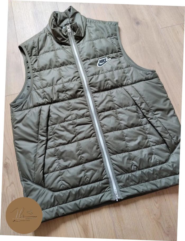 Veste sans manches Nike Kaki Taille M - photo numéro 6