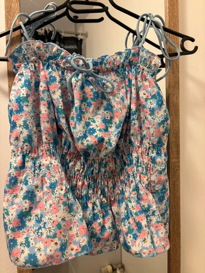 Top à fleure