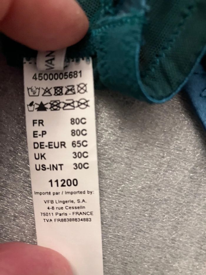 Soutien-gorge vert Vanity Fair neuf - photo numéro 7