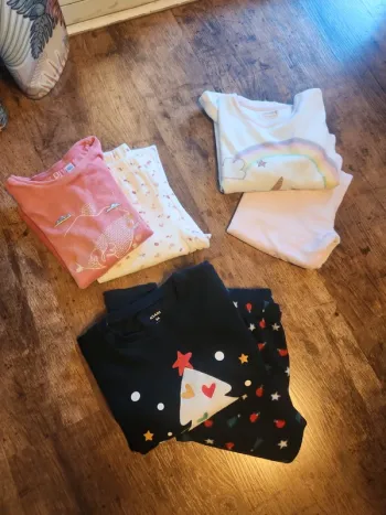 Lot de 3 pyjamas d'hiver