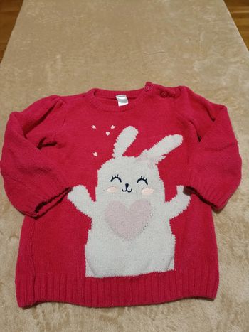 Pull chaud lapin 🐰 92 cm