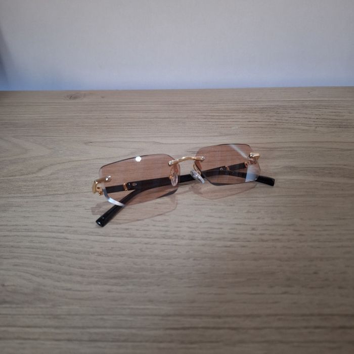 Lunettes de Soleil - Y2K Vintage 90s-2000s - Unisexe Sunglasses - Verres Teintés - photo numéro 4