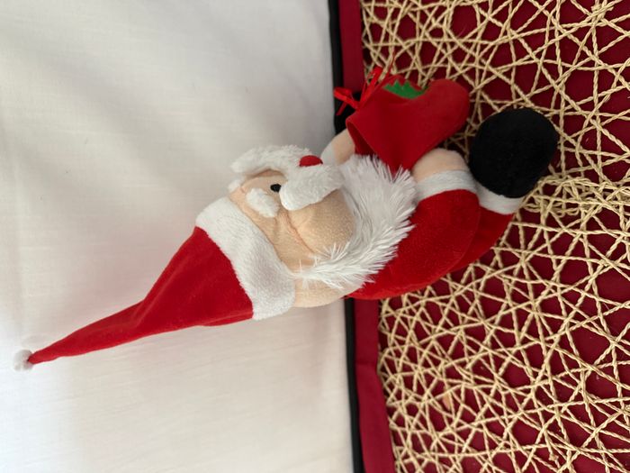 Peluche PÈRE-NOËL 🎅 décorative - photo numéro 5
