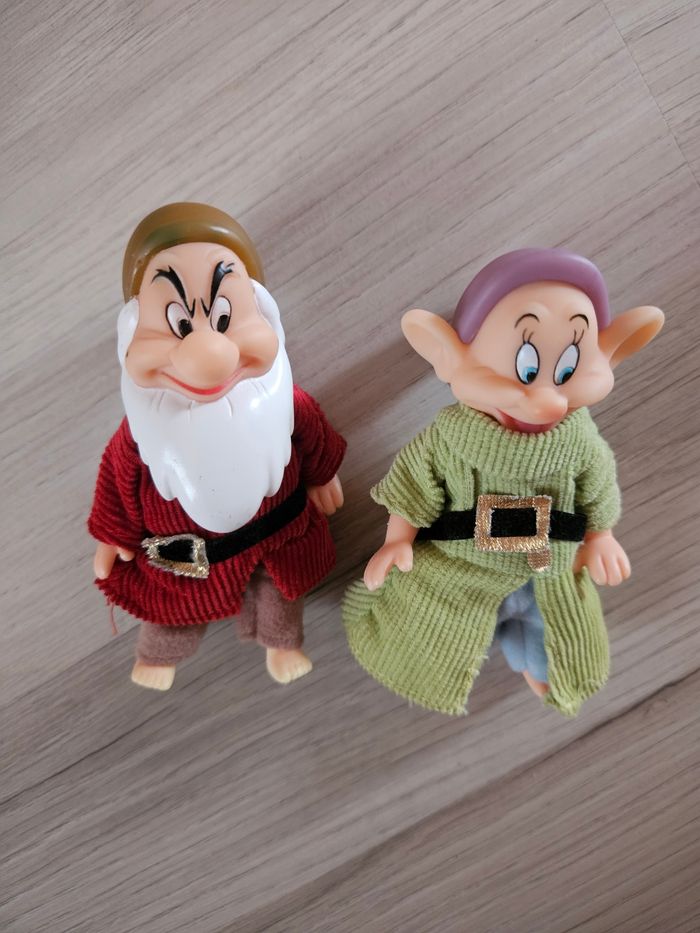 Lot de 2 personnages Grincheux et Simplet - photo numéro 2