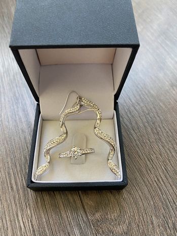 Parure boucle d’oreilles / Bague
