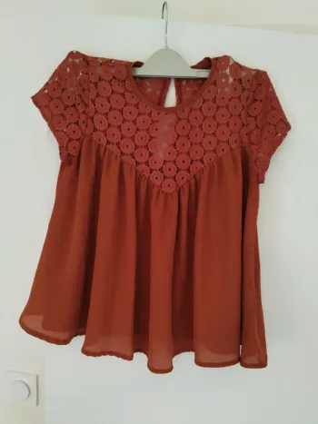 Tunique terracotta Kiabi taille 36