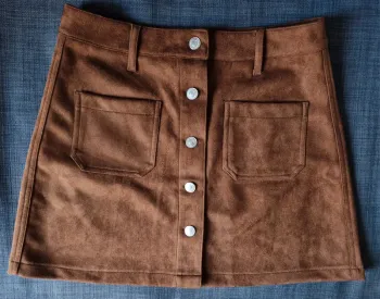 Jupe velours camel jennyfer taille M