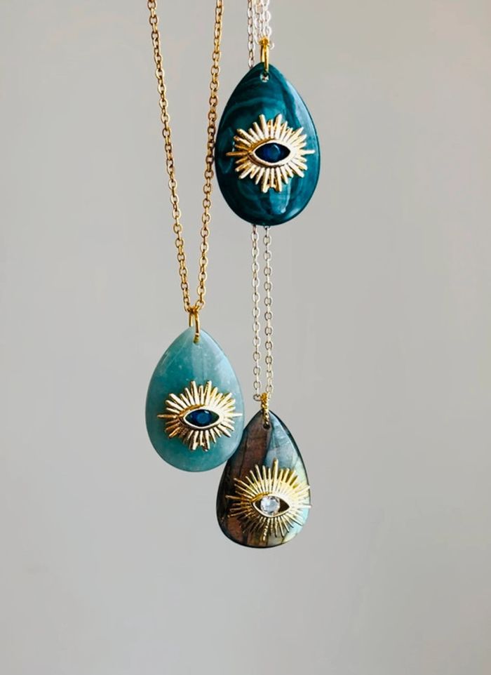 Sautoir talisman Labradorite protectrice - photo numéro 13