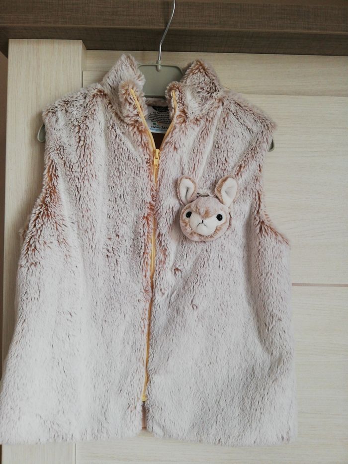 Boléro fourrure beige