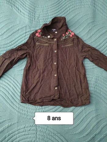 Chemise noir Kiabi 8 ans