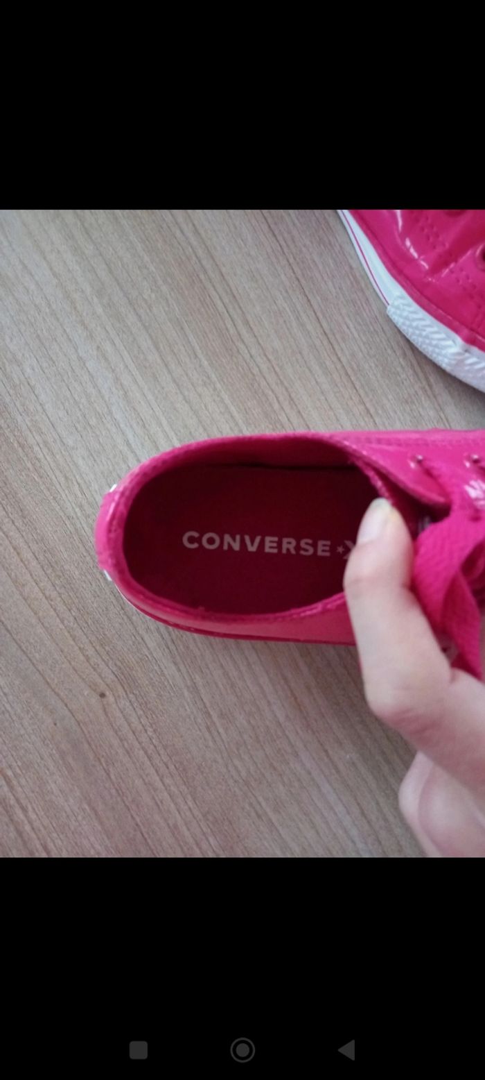 Converse rose - photo numéro 3