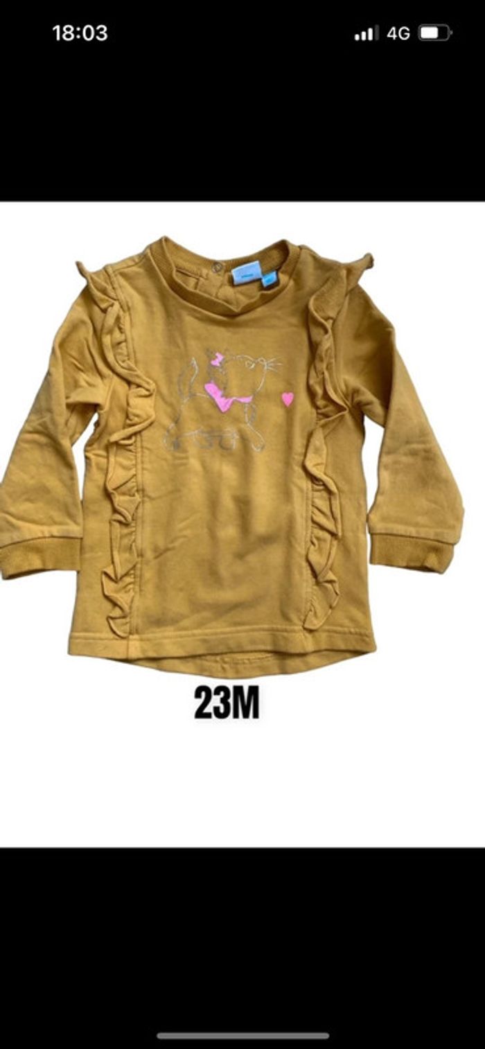 Pull jaune