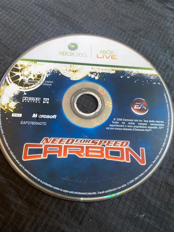 Need for speed carbon Xbox 360