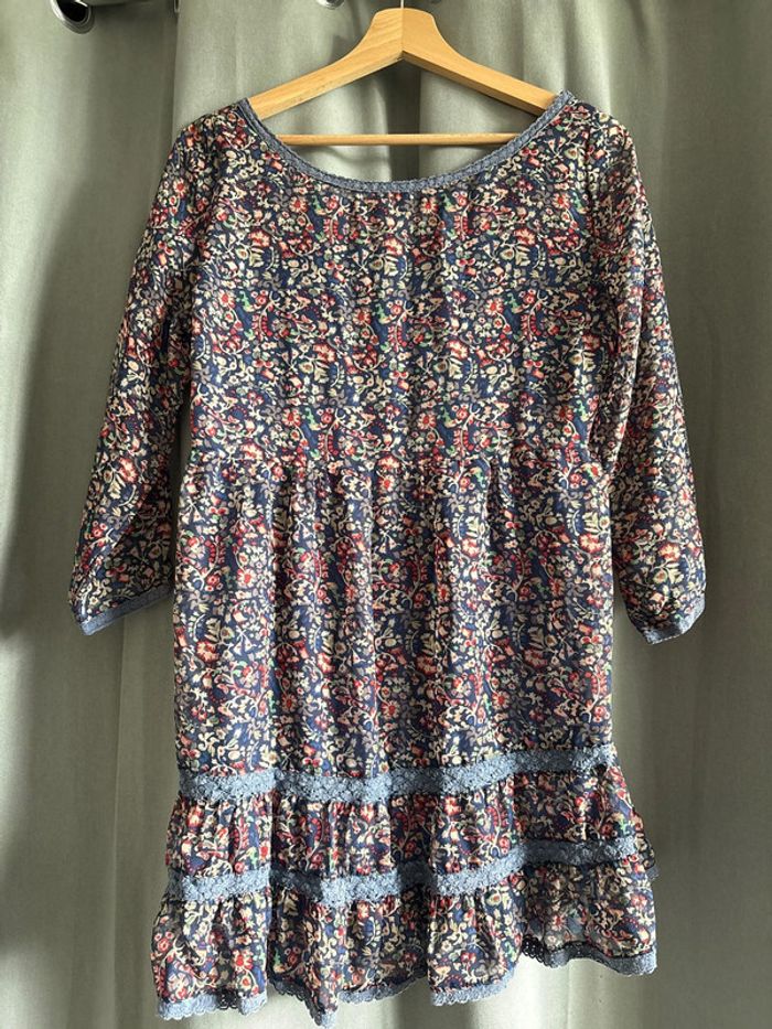 Robe mi longue fleurie - photo numéro 3