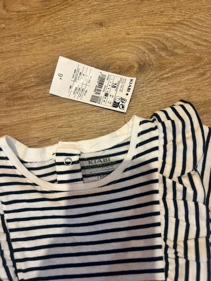 Combi robe rayé - photo numéro 2