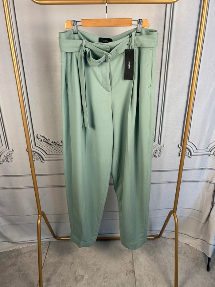 Pantalon large Joseph 44 vert d’eau neuf