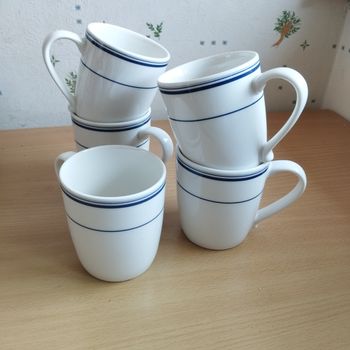 lot de 5 Mugs céramique Neuf