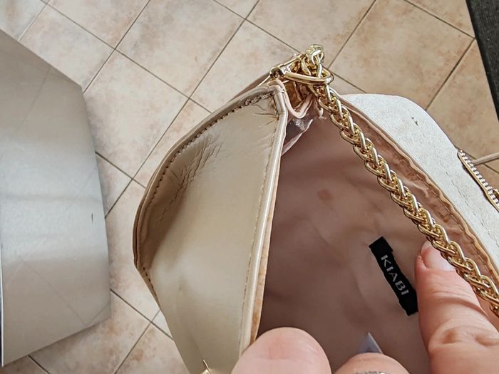 Sac pochette beige - photo numéro 4